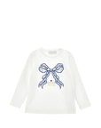 T-shirt per bambina Monnalisa fiocco - Ninna Nanna
