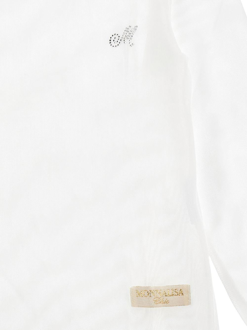 T-shirt per bambina Monnalisa in tulle - Ninna Nanna