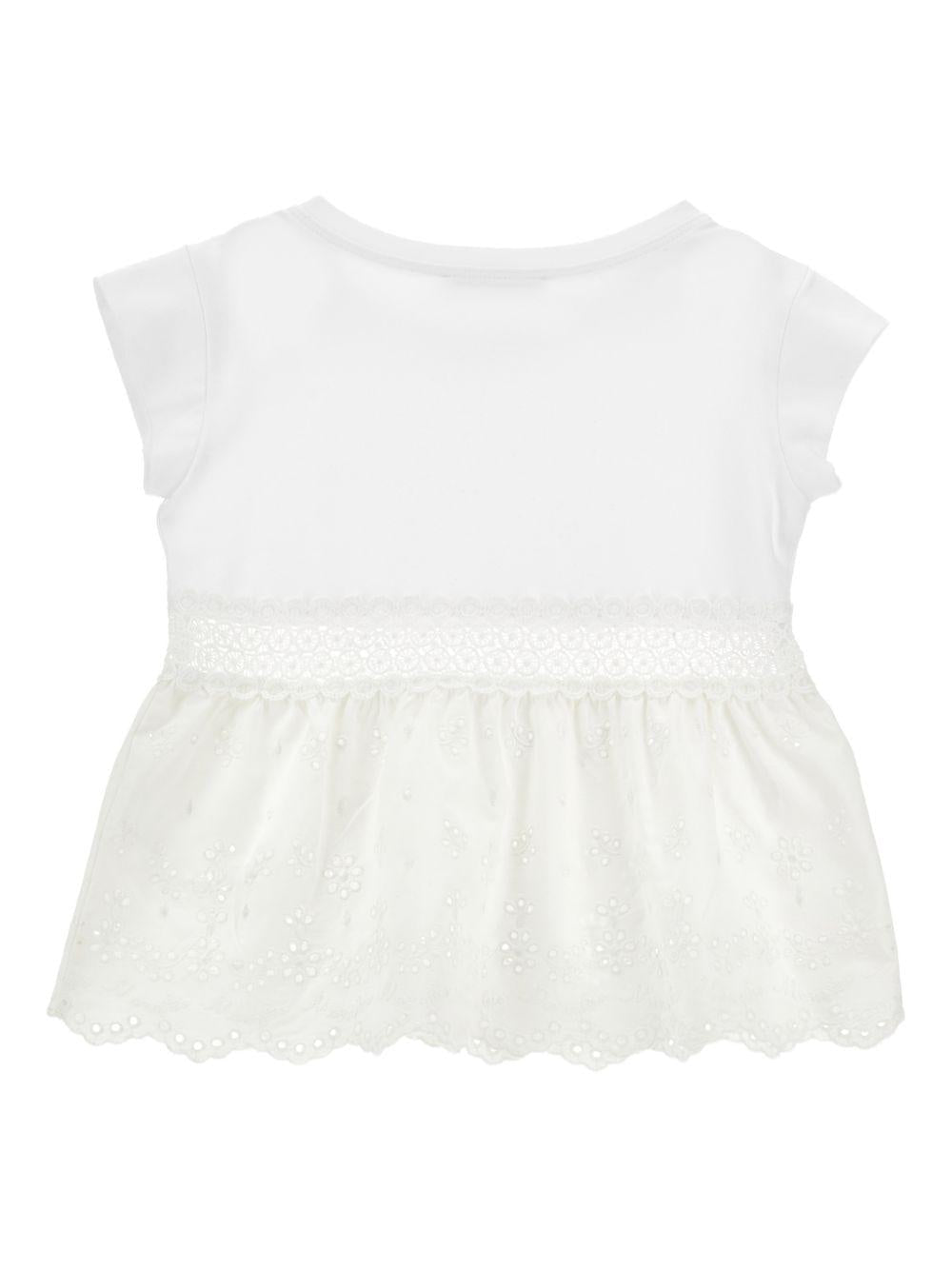 T-shirt per bambina Monnalisa San Gallo - Ninna Nanna