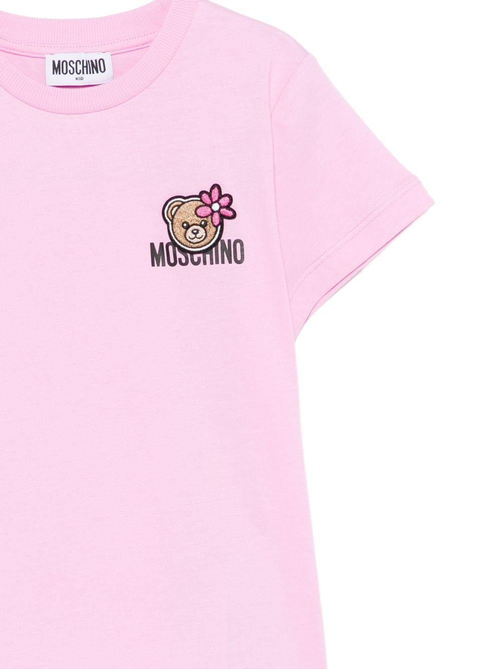 T-shirt per bambina Moschino Kids con teddy - Ninna Nanna