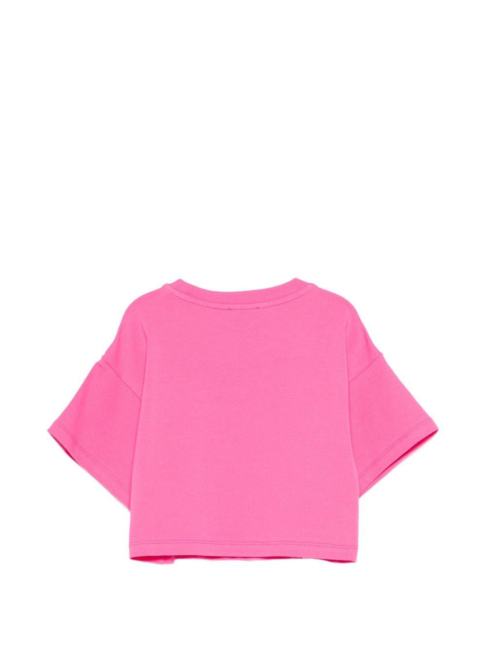 T-shirt per bambina Moschino Kids crop - Ninna Nanna