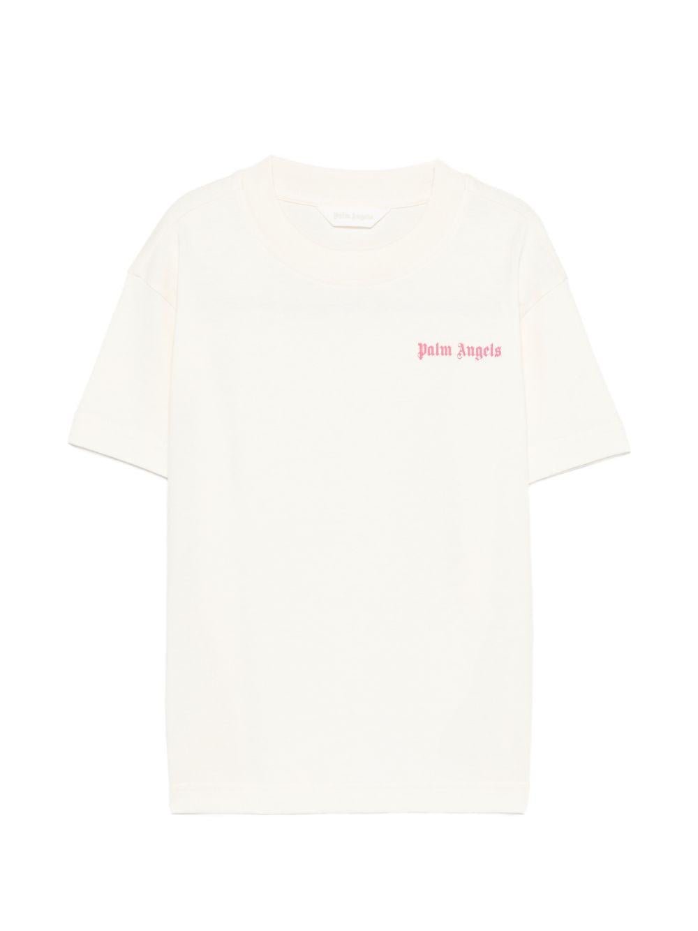 T-shirt per bambina Palm Angels Kids con logo - Ninna Nanna