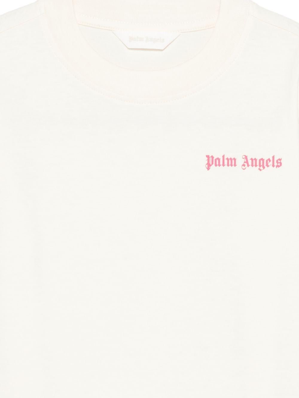 T-shirt per bambina Palm Angels Kids con logo - Ninna Nanna