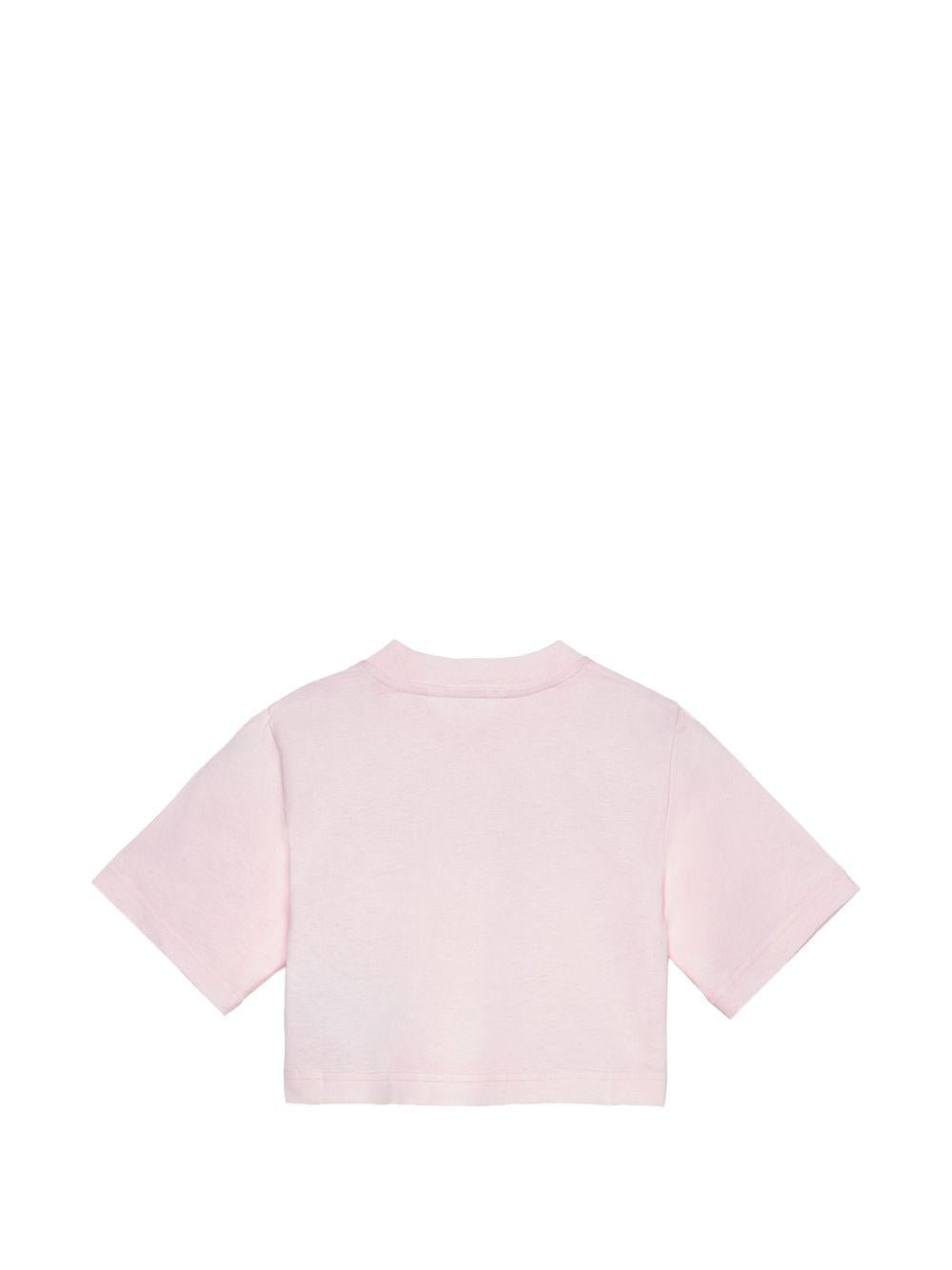 T-shirt per bambina Palm Angels Kids crop - Ninna Nanna