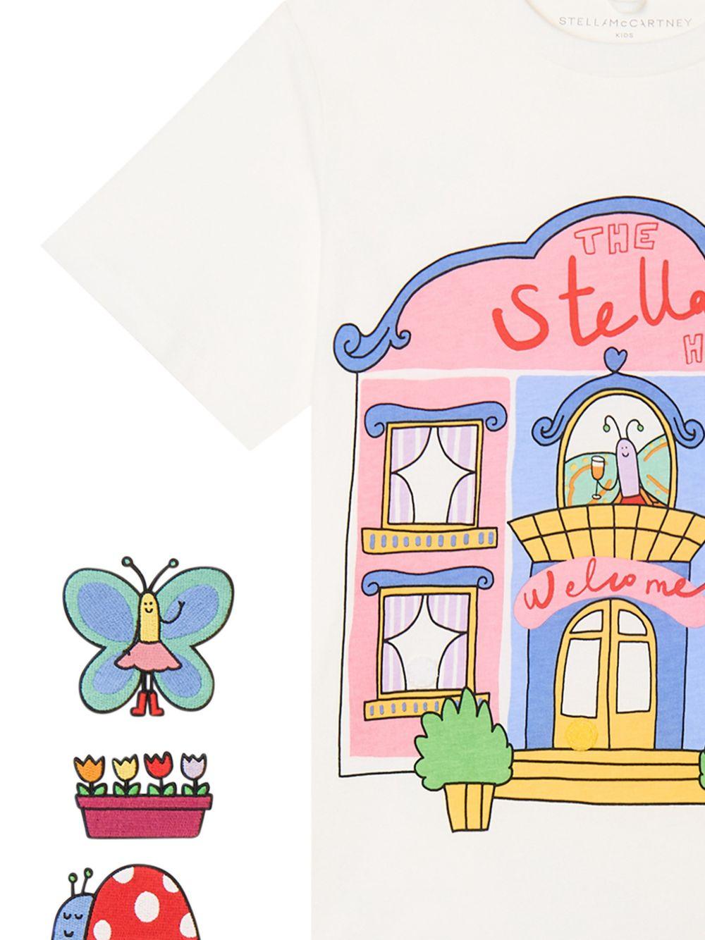 T-shirt per bambina Stella McCartney Kids con stampa - Ninna Nanna