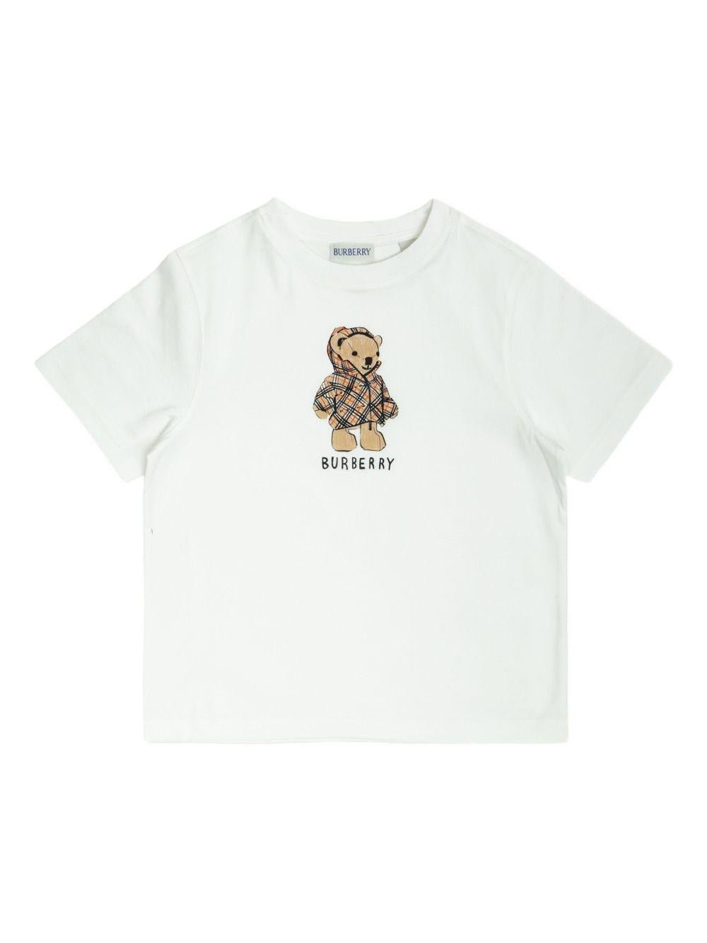 T-shirt per bambino Burberry Kids con teddy - Ninna Nanna