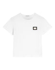 T-shirt per bambino Dolce & Gabbana Kids con placca - Ninna Nanna