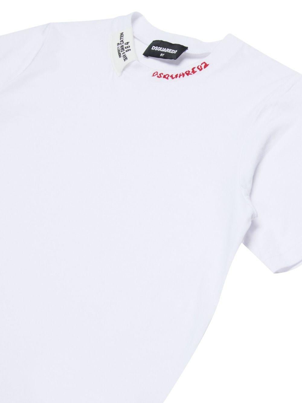 T-shirt per bambino Dsquared2 Kids con ricamo - Ninna Nanna