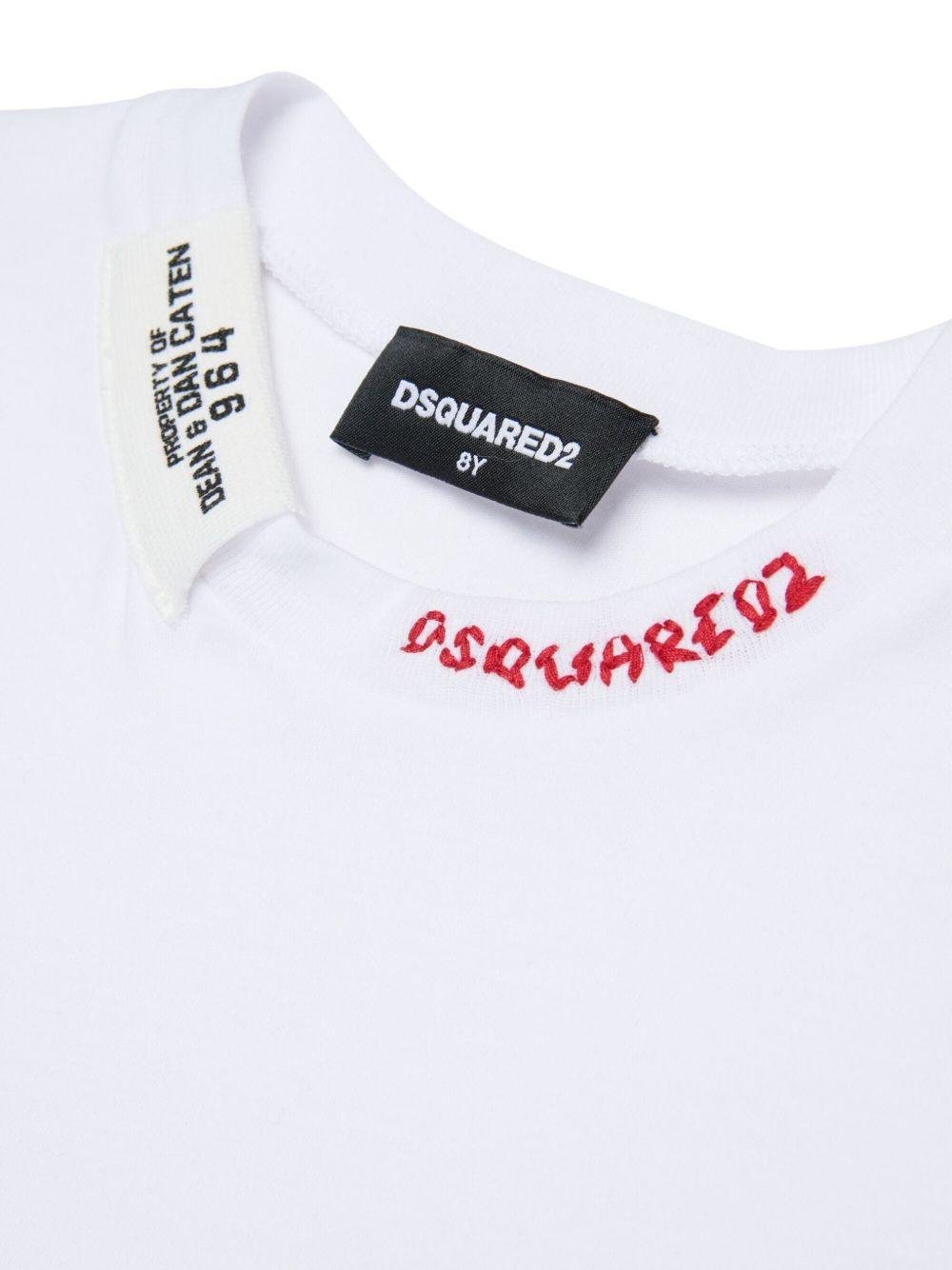 T-shirt per bambino Dsquared2 Kids con ricamo - Ninna Nanna