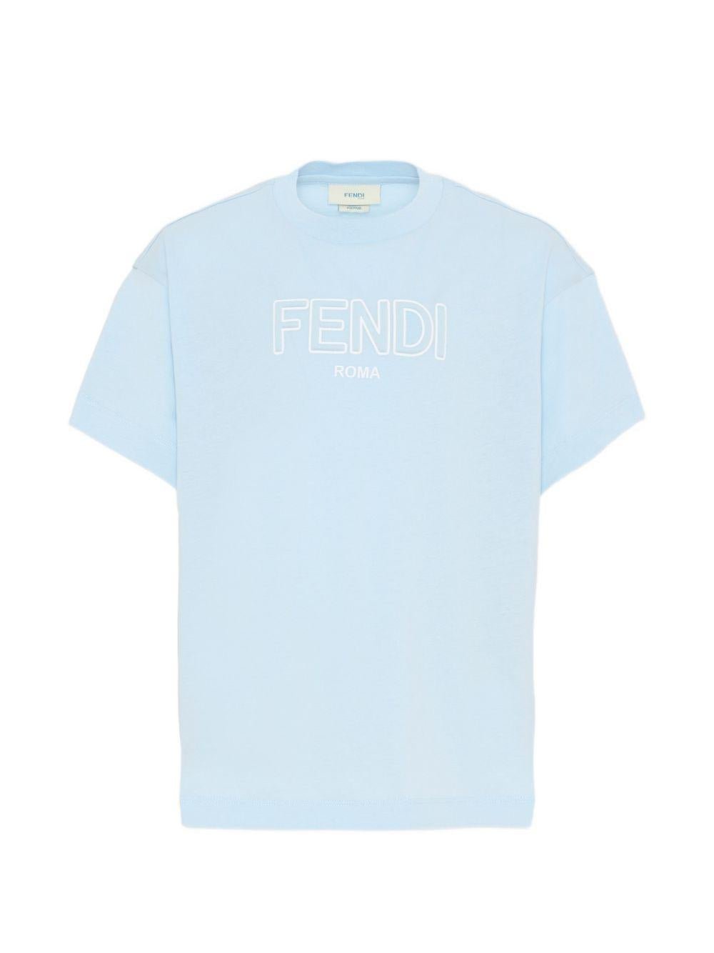 T-shirt per bambino Fendi Kids con logo - Ninna Nanna