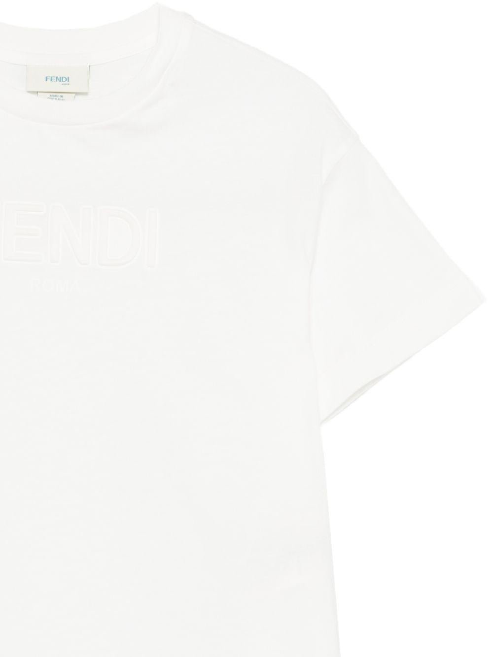 T-shirt per bambino Fendi Kids con logo - Ninna Nanna