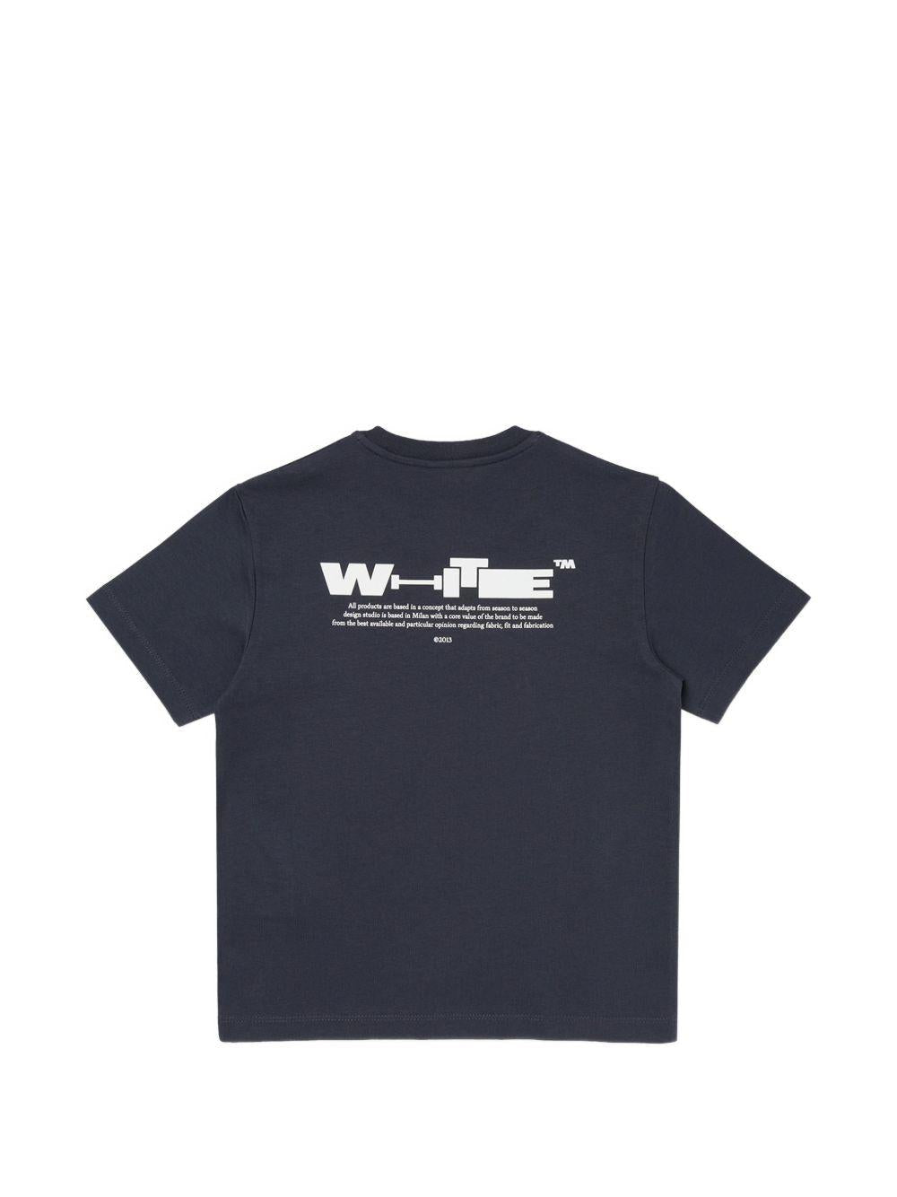 T-shirt per bambino Off White Kids con stampa - Ninna Nanna