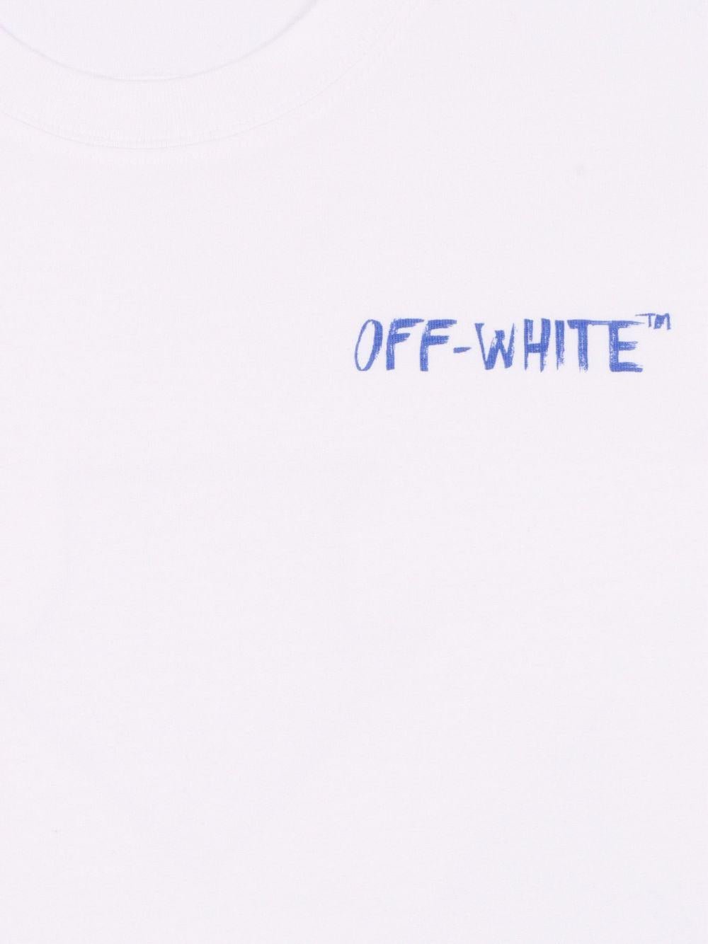 T-shirt per bambino Off White Kids con stampa - Ninna Nanna