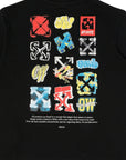 T-shirt per bambino Off White Kids con stampa - Ninna Nanna