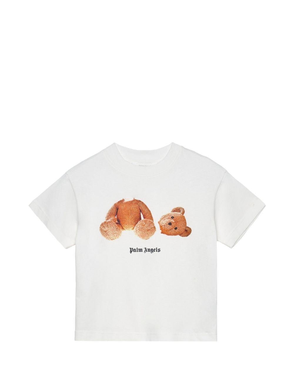 T-shirt per bambino Palm Angels Kids con orsetto - Ninna Nanna