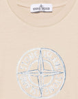 T-shirt per bambino Stone Island Junior con logo - Ninna Nanna