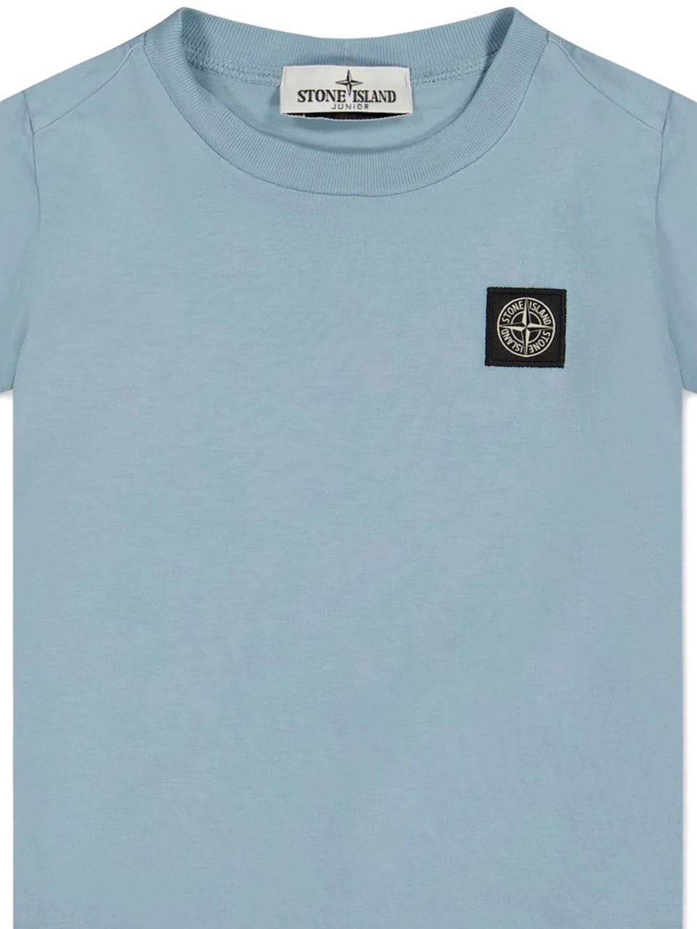 T-shirt per bambino Stone Island Junior con logo - Ninna Nanna