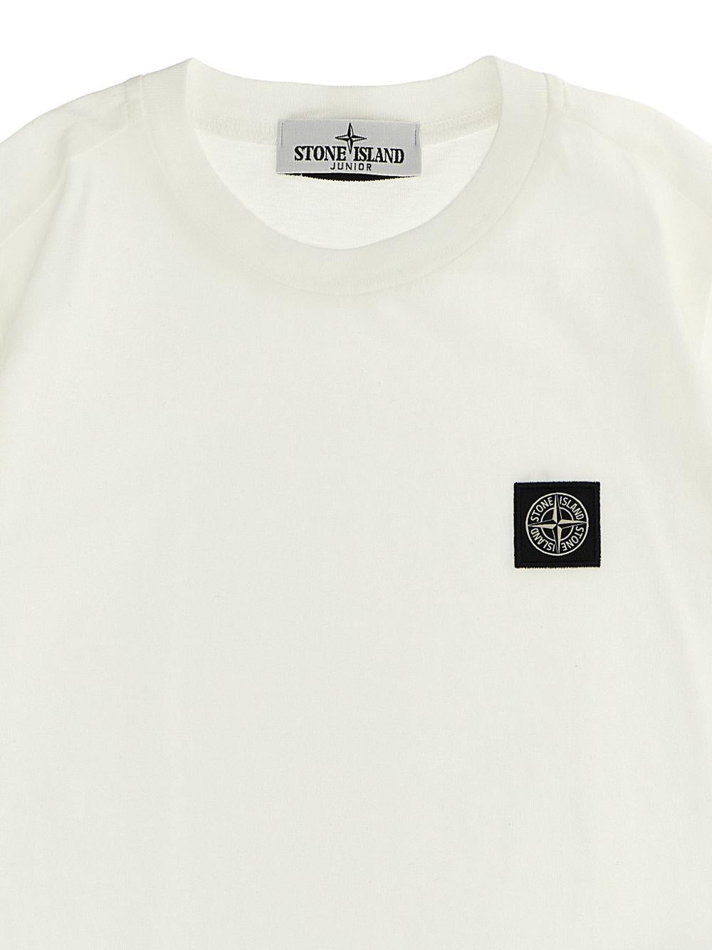 T-shirt per bambino Stone Island Junior con logo - Ninna Nanna