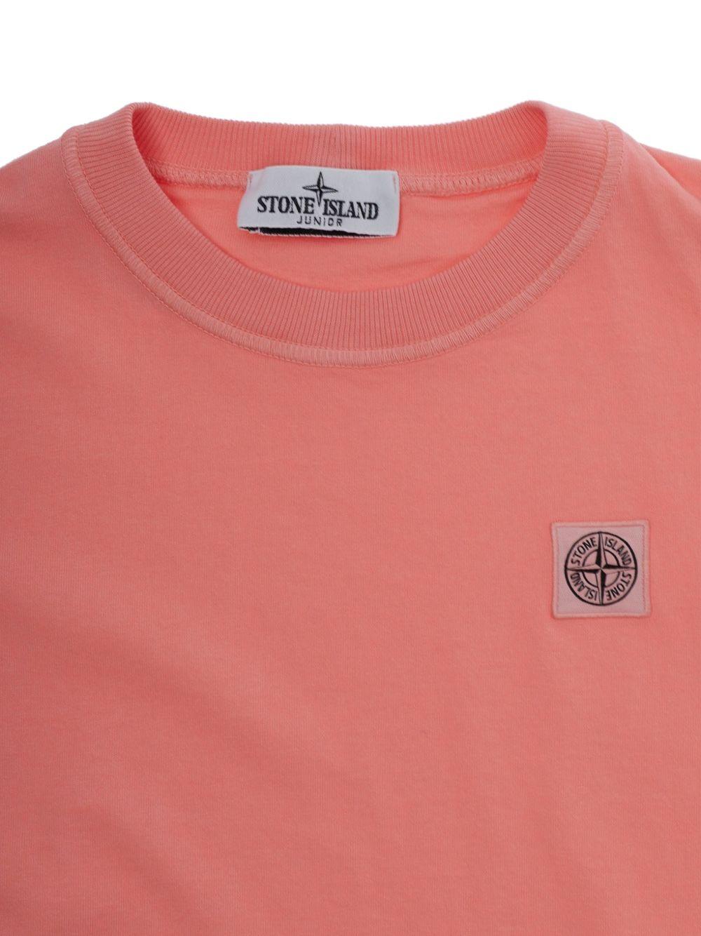 T-shirt per bambino Stone Island Junior con logo - Ninna Nanna