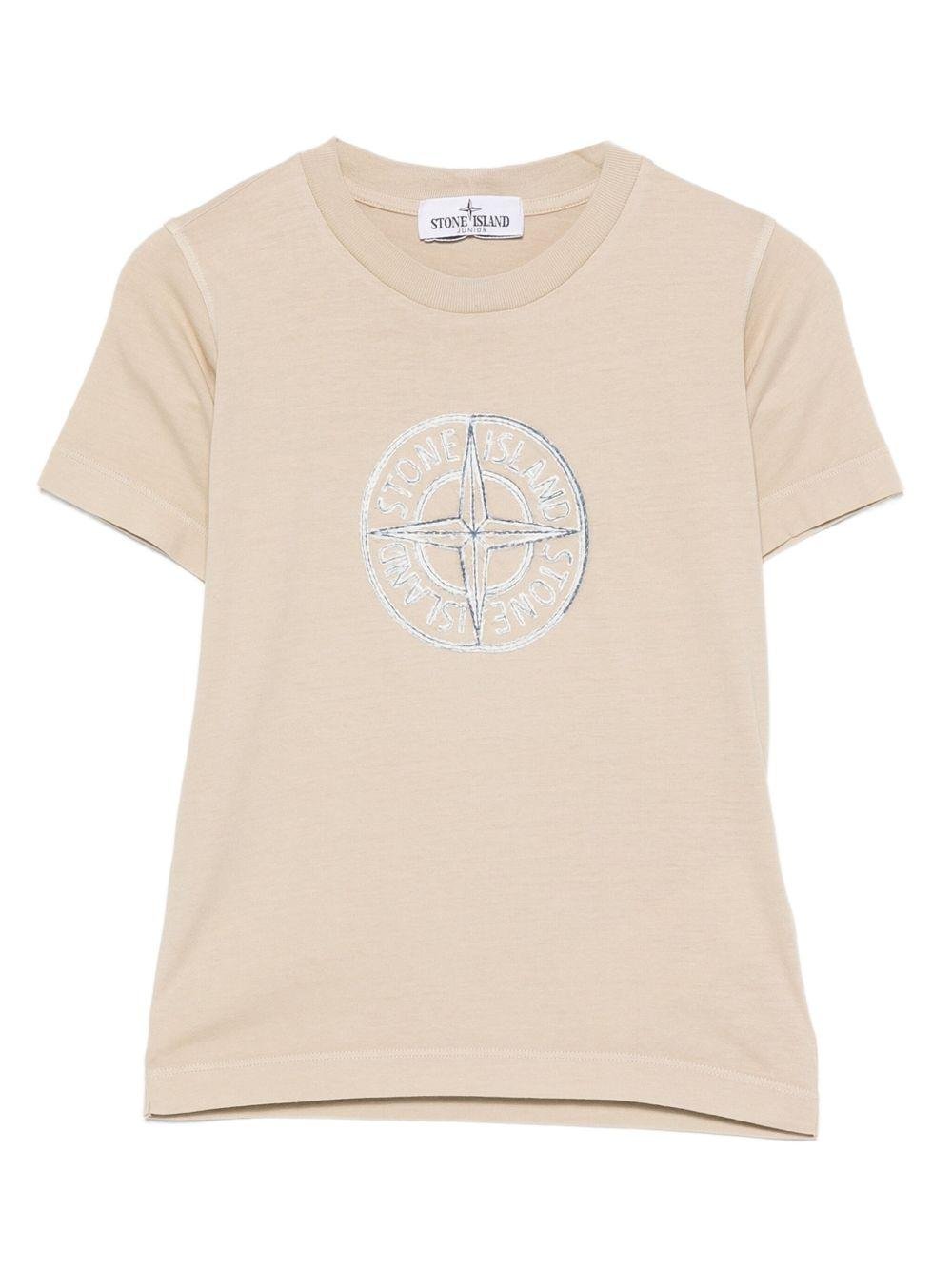 T-shirt per bambino Stone Island Junior con logo - Ninna Nanna