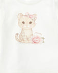 T-shirt per neonata Monnalisa con stampa - Ninna Nanna