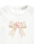 T-shirt per neonata Monnalisa con stampa - Ninna Nanna