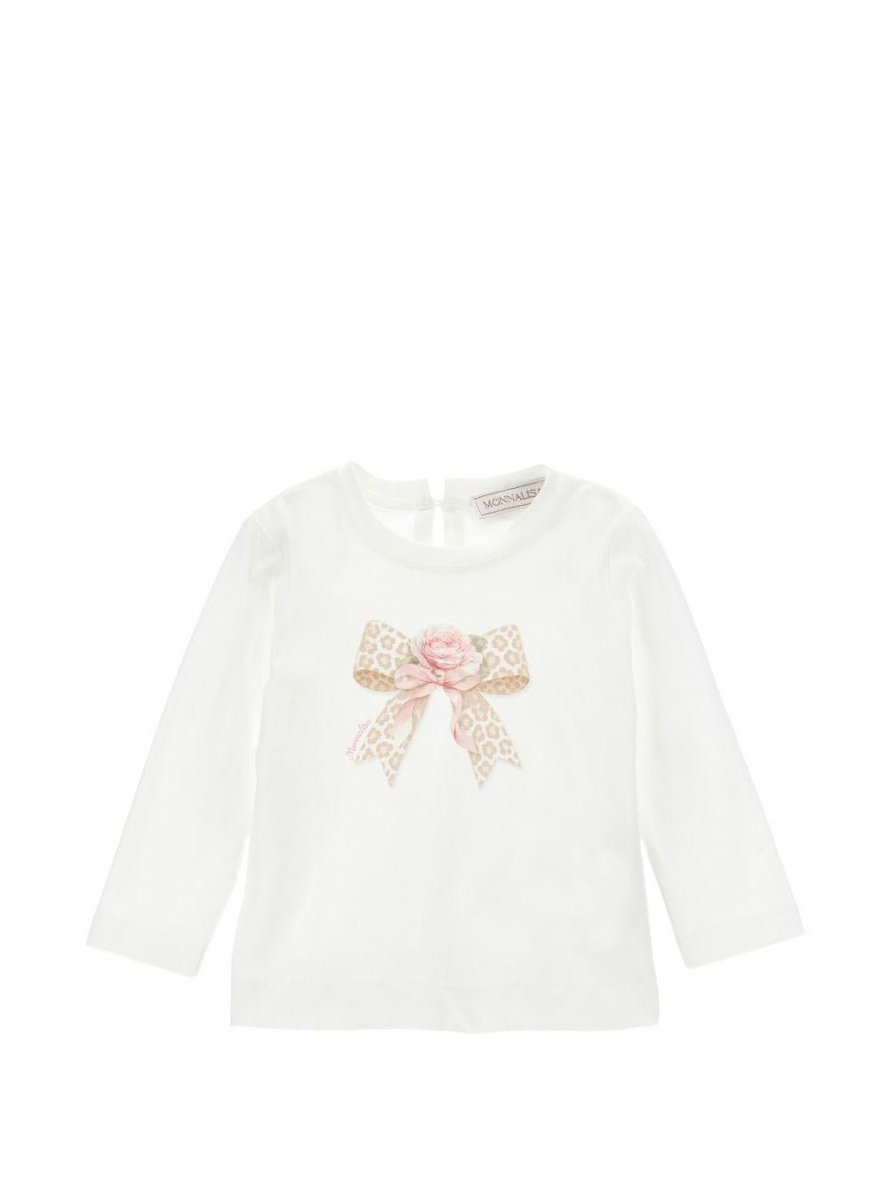 T-shirt per neonata Monnalisa con stampa - Ninna Nanna