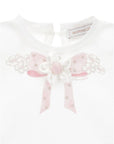T-shirt per neonata Monnalisa con stampa - Ninna Nanna