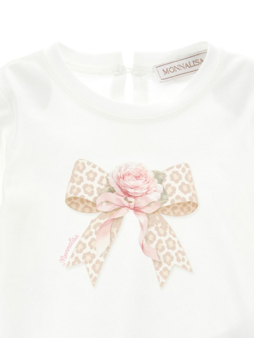 T-shirt per neonata Monnalisa con stampa - Ninna Nanna