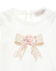 T-shirt per neonata Monnalisa con stampa - Ninna Nanna