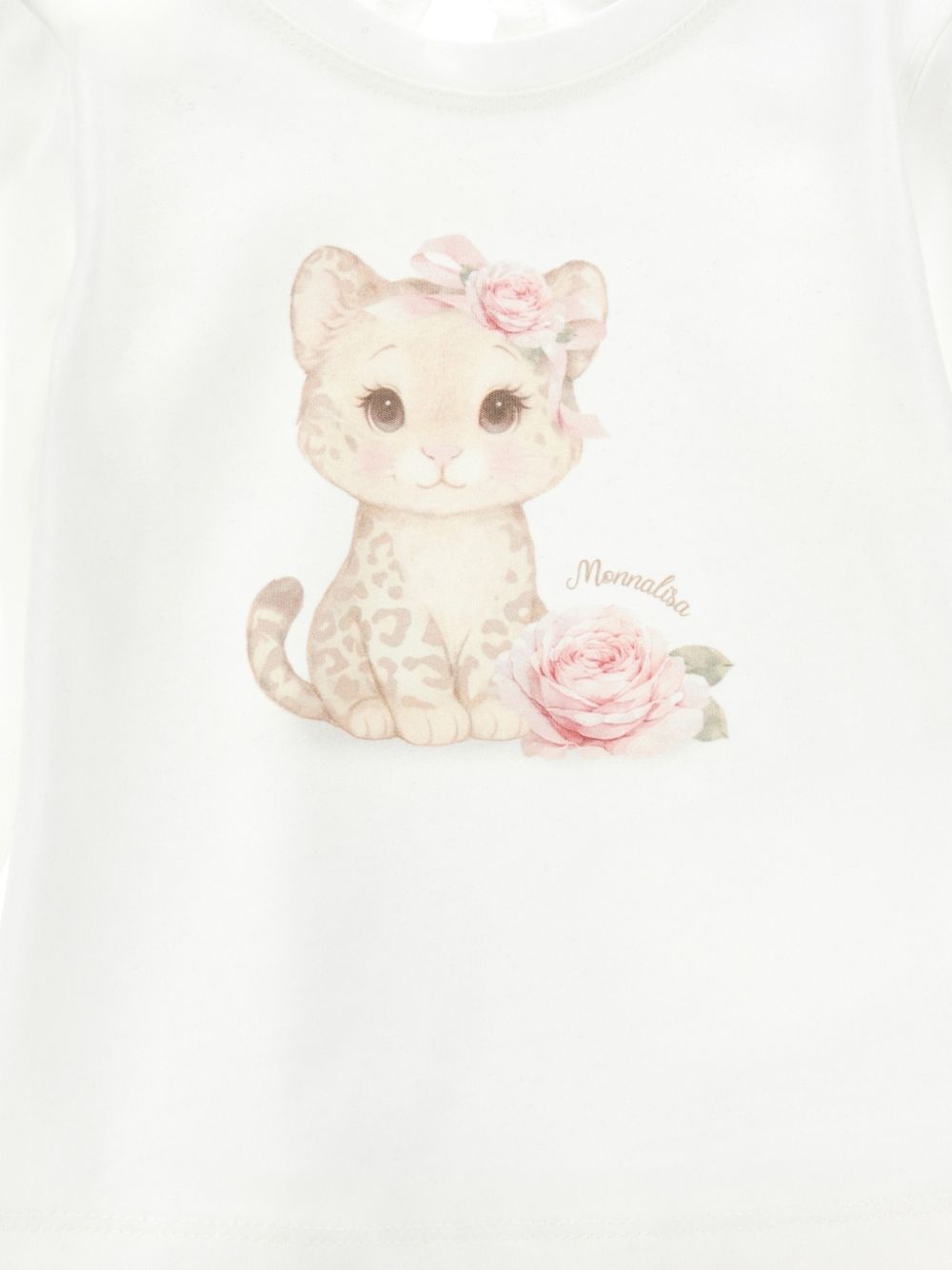 T-shirt per neonata Monnalisa con stampa - Ninna Nanna