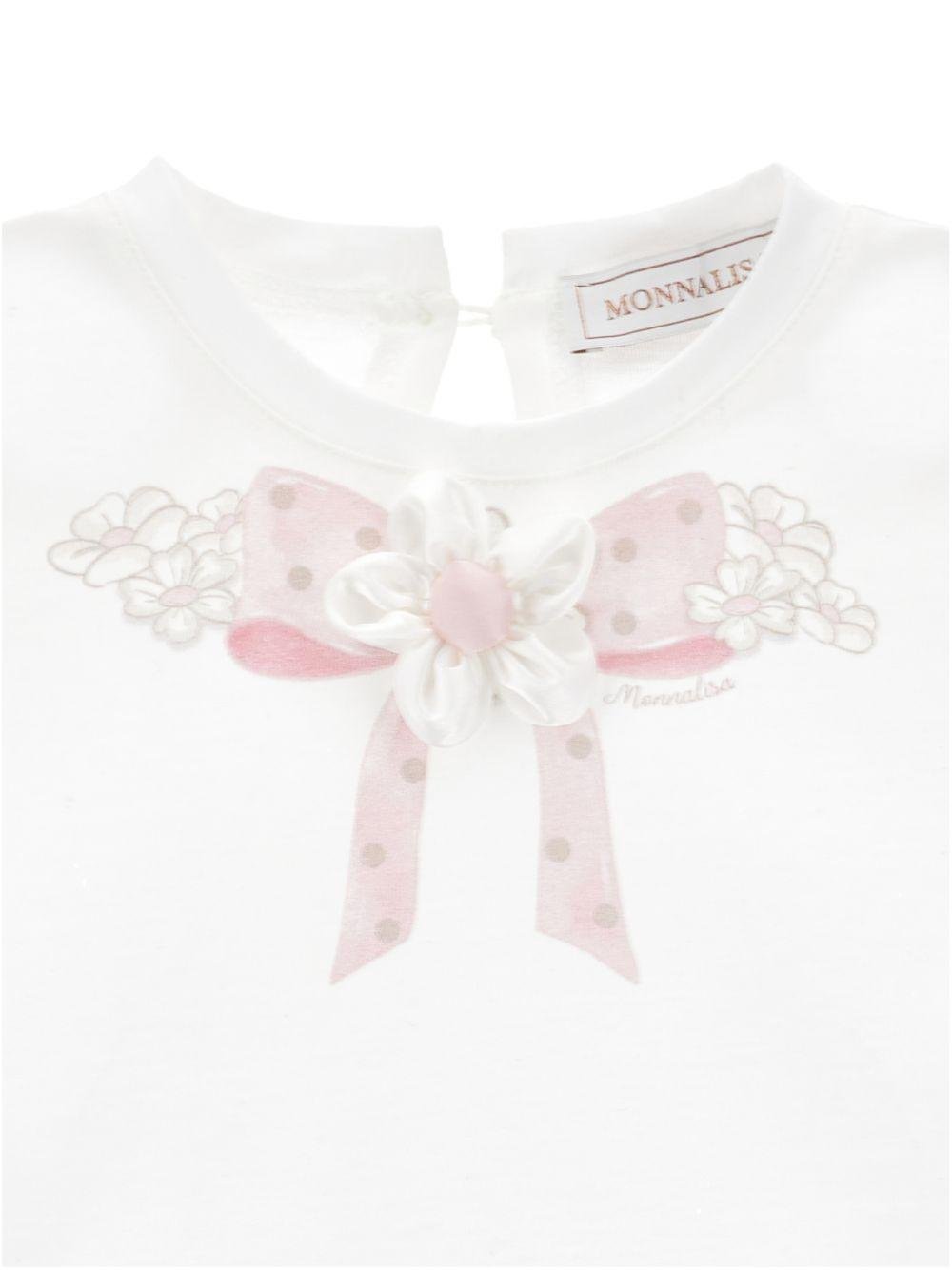 T-shirt per neonata Monnalisa con stampa - Ninna Nanna