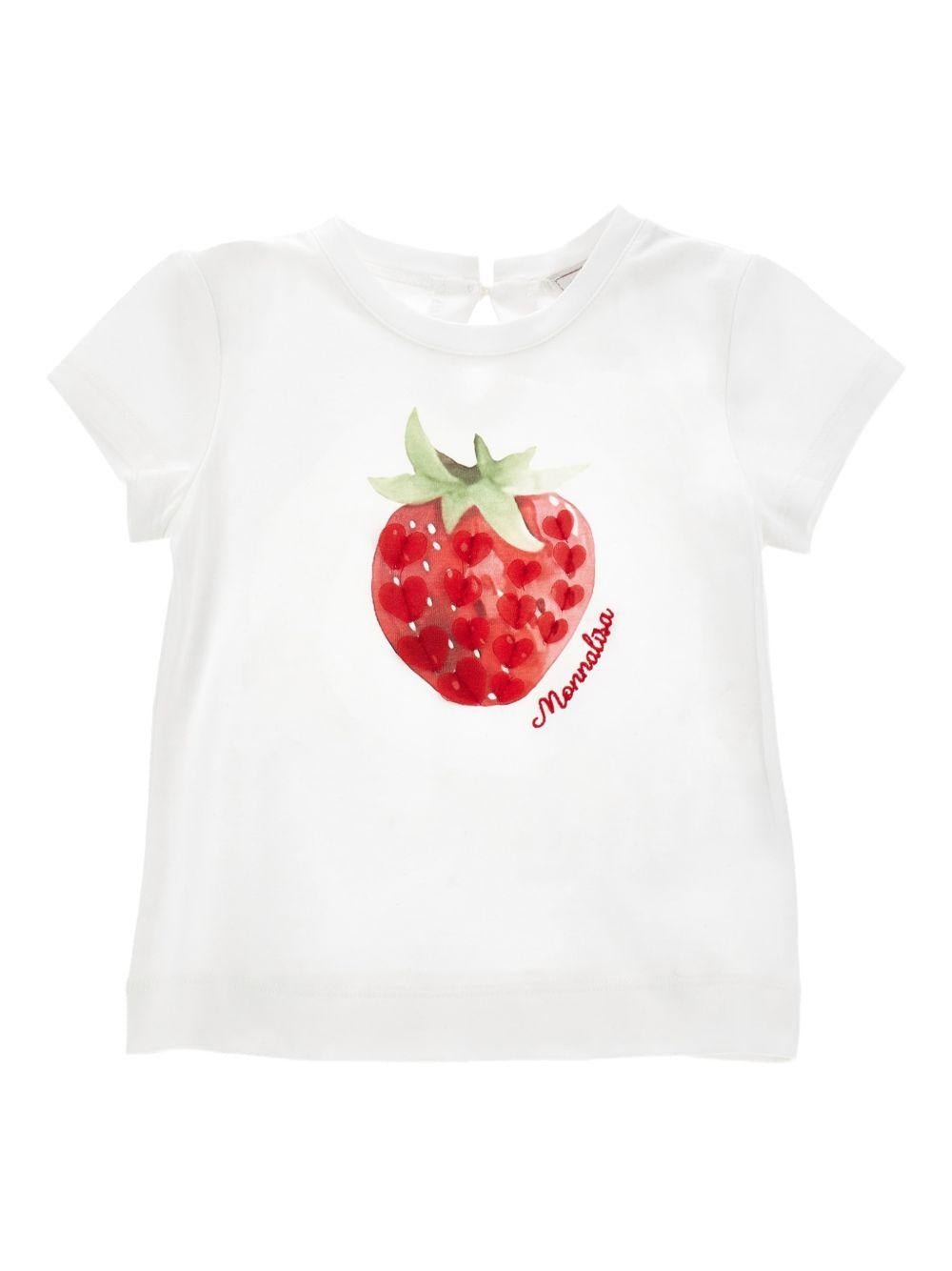 T-shirt per neonata Monnalisa con stampa - Ninna Nanna