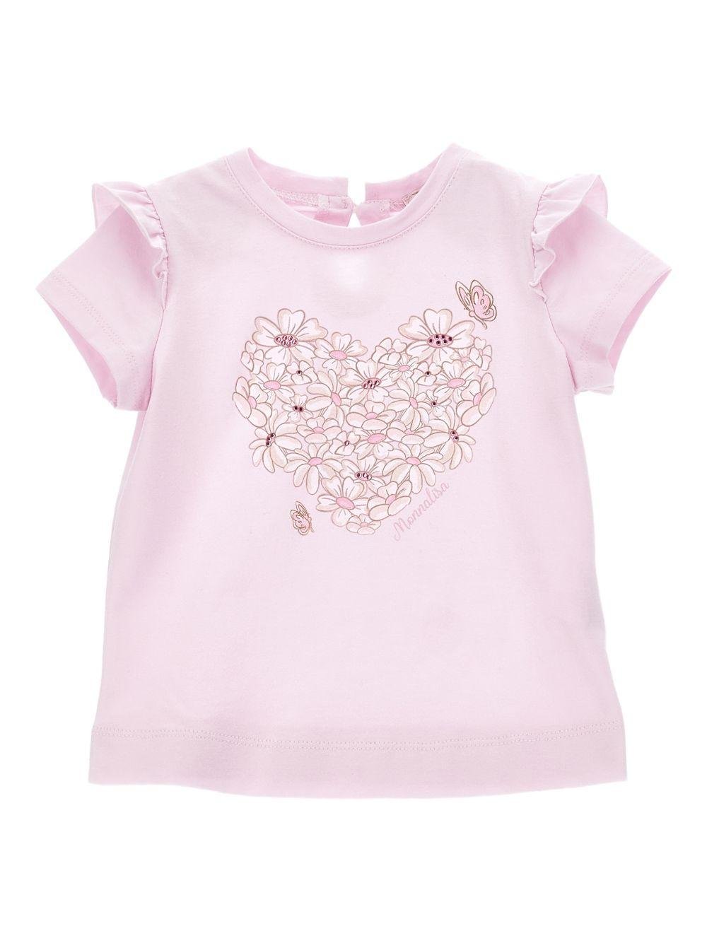 T-shirt per neonata Monnalisa con stampa - Ninna Nanna