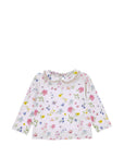 T-shirt per neonata Monnalisa fiorellini - Ninna Nanna