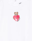 T-shirt per neonata Moschino Kids con stampa - Ninna Nanna