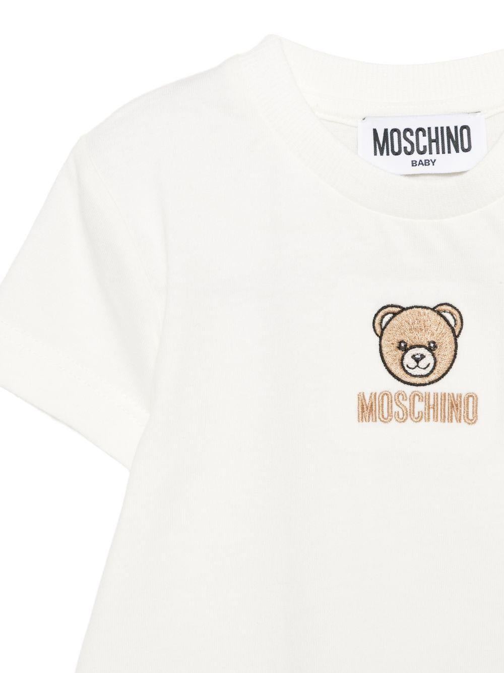 T-shirt per neonata Moschino Kids con teddy - Ninna Nanna