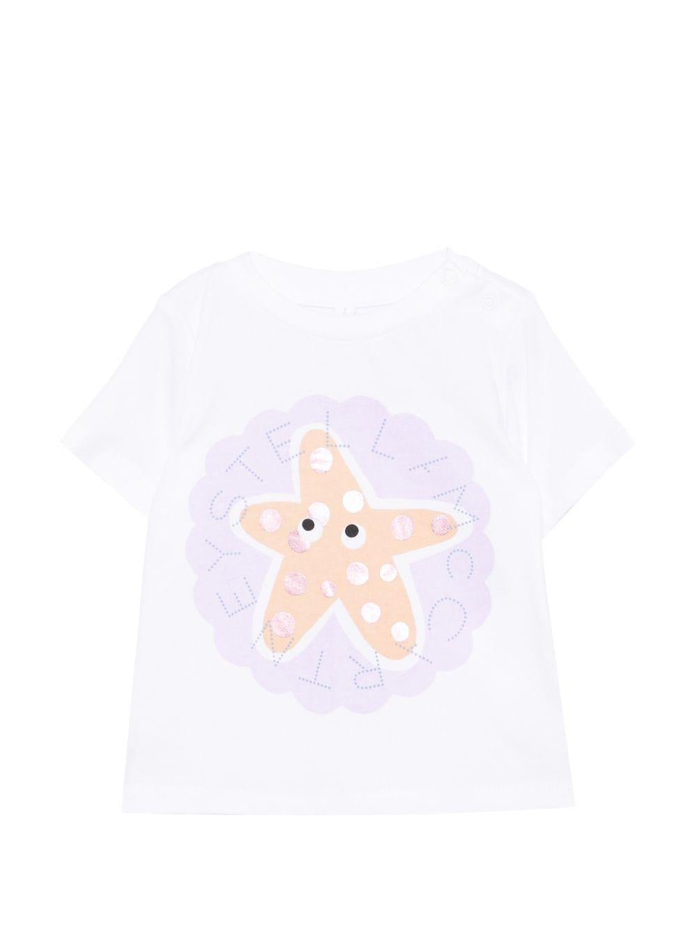 T-shirt per neonata Stella McCartney Kids con stampa - Ninna Nanna