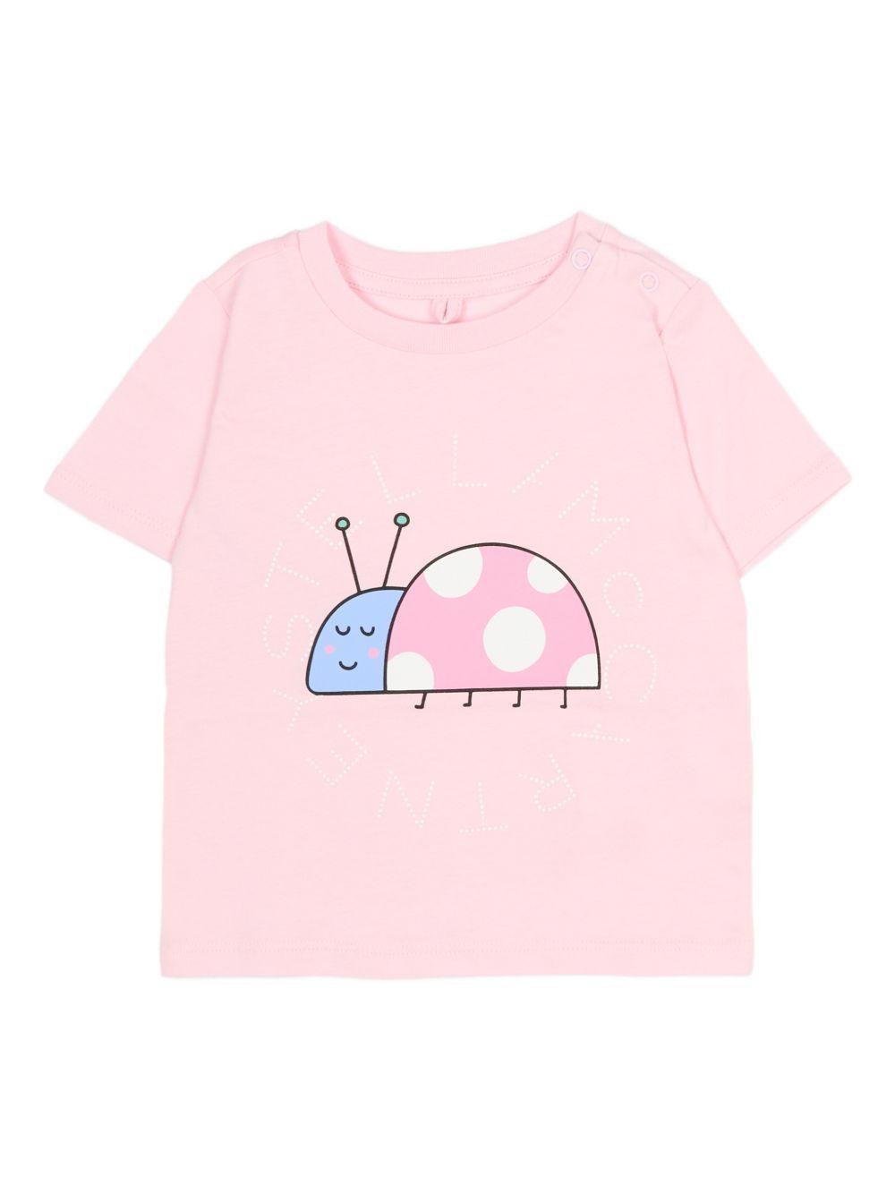 T-shirt per neonata Stella McCartney Kids con stampa - Ninna Nanna