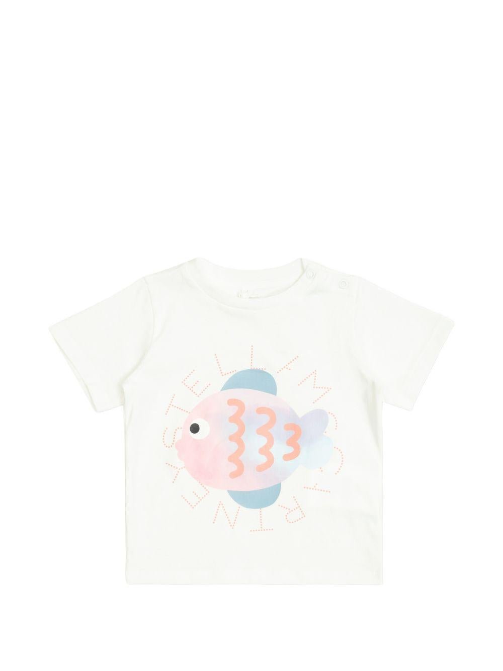 T-shirt per neonata Stella McCartney Kids con stampa - Ninna Nanna