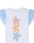 T-shirt per neonata Stella McCartney Kids con stampa - Ninna Nanna