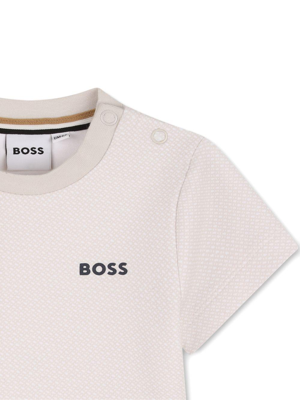T-shirt per neonato Boss Kids con logo - Ninna Nanna
