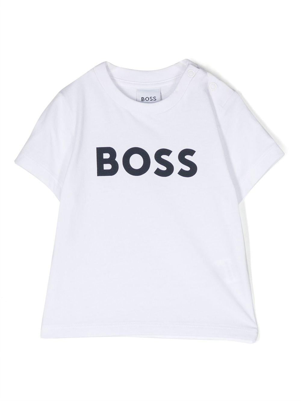 T-shirt per neonato Boss Kids con logo - Ninna Nanna