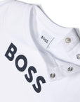 T-shirt per neonato Boss Kids con logo - Ninna Nanna