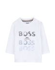 T-shirt per neonato Boss Kids con stampa - Ninna Nanna