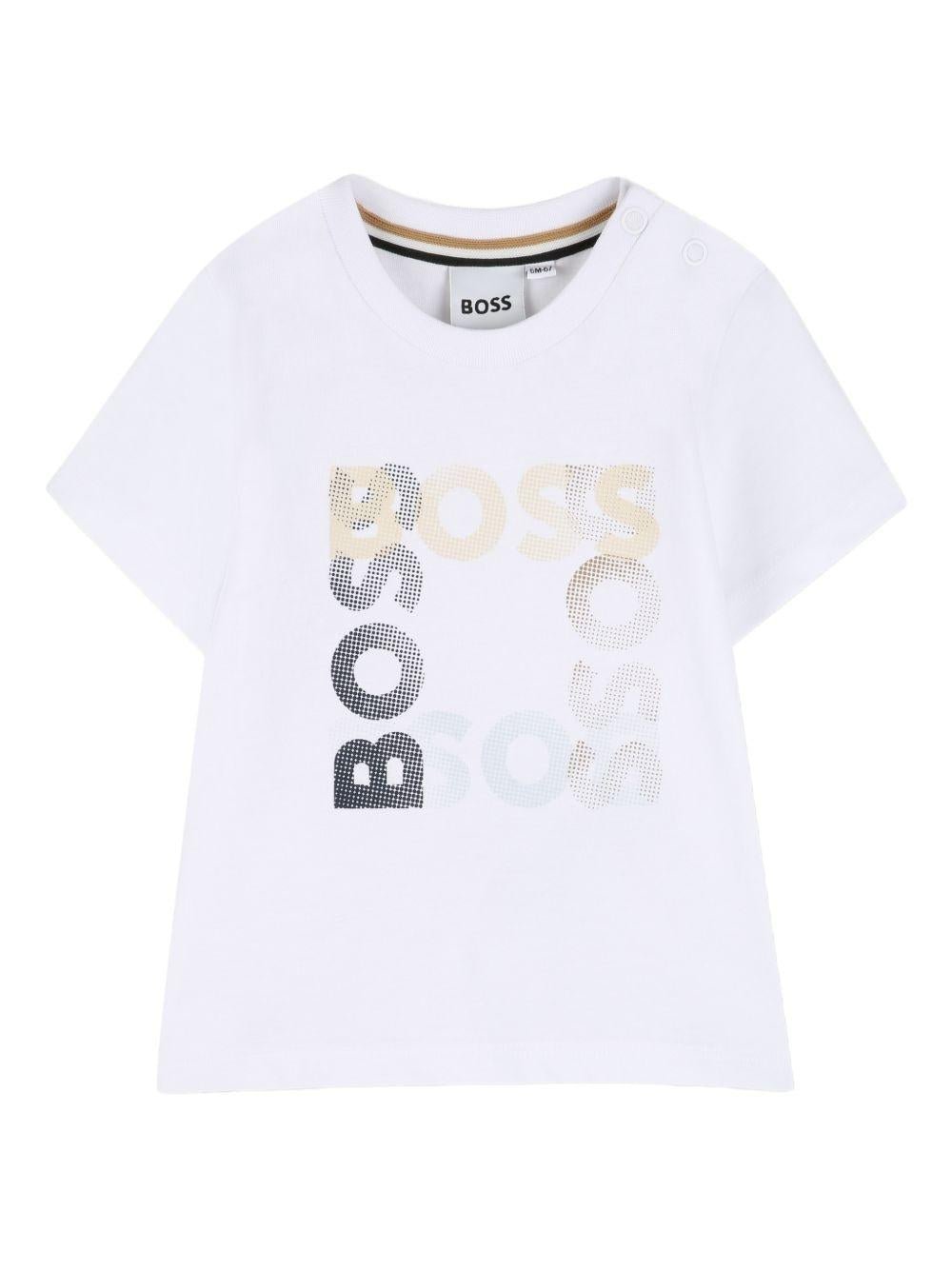 T-shirt per neonato Boss Kids con stampa - Ninna Nanna