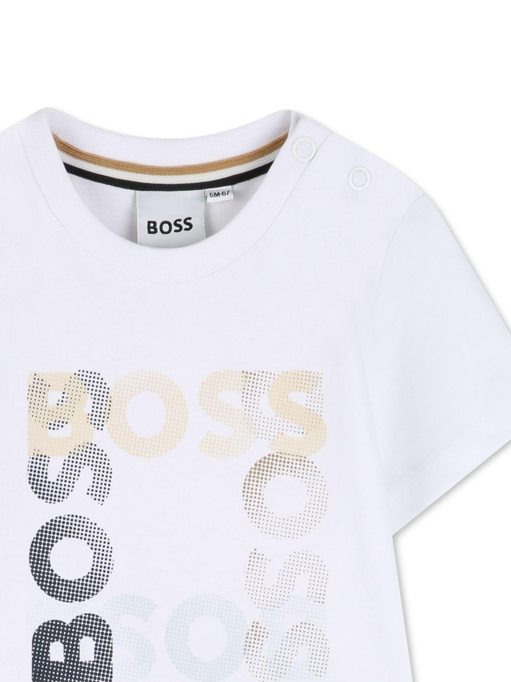T-shirt per neonato Boss Kids con stampa - Ninna Nanna