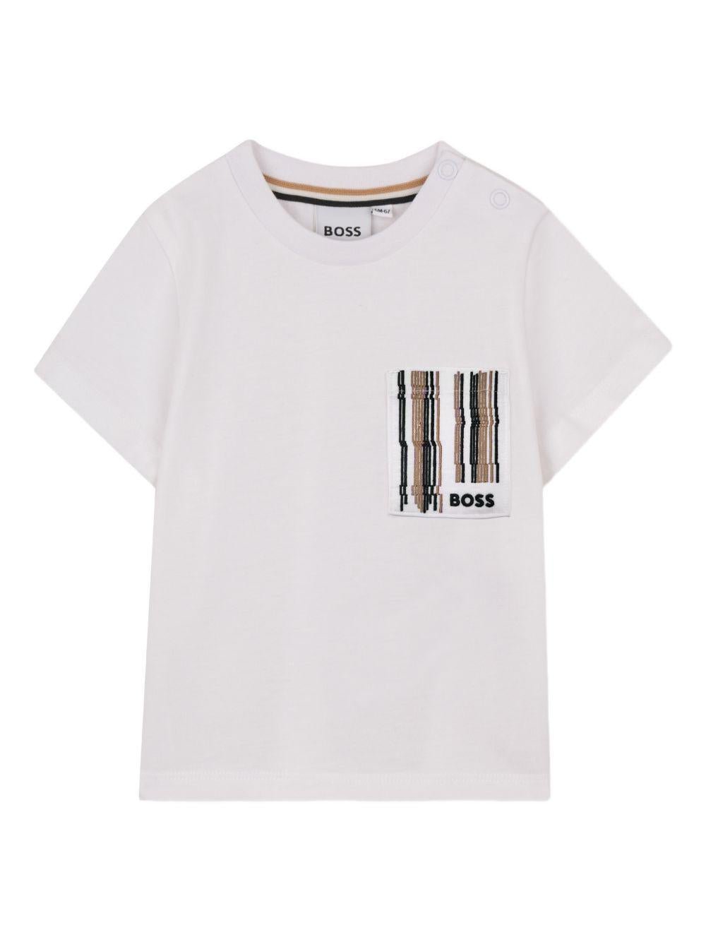 T-shirt per neonato Boss Kids con taschino - Ninna Nanna