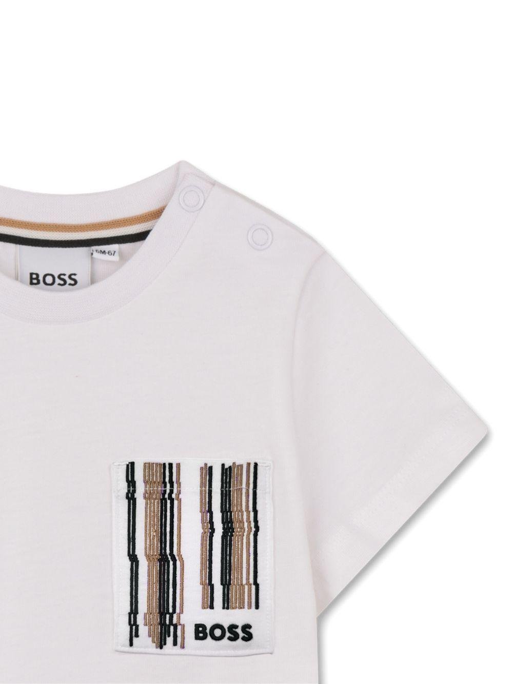 T-shirt per neonato Boss Kids con taschino - Ninna Nanna