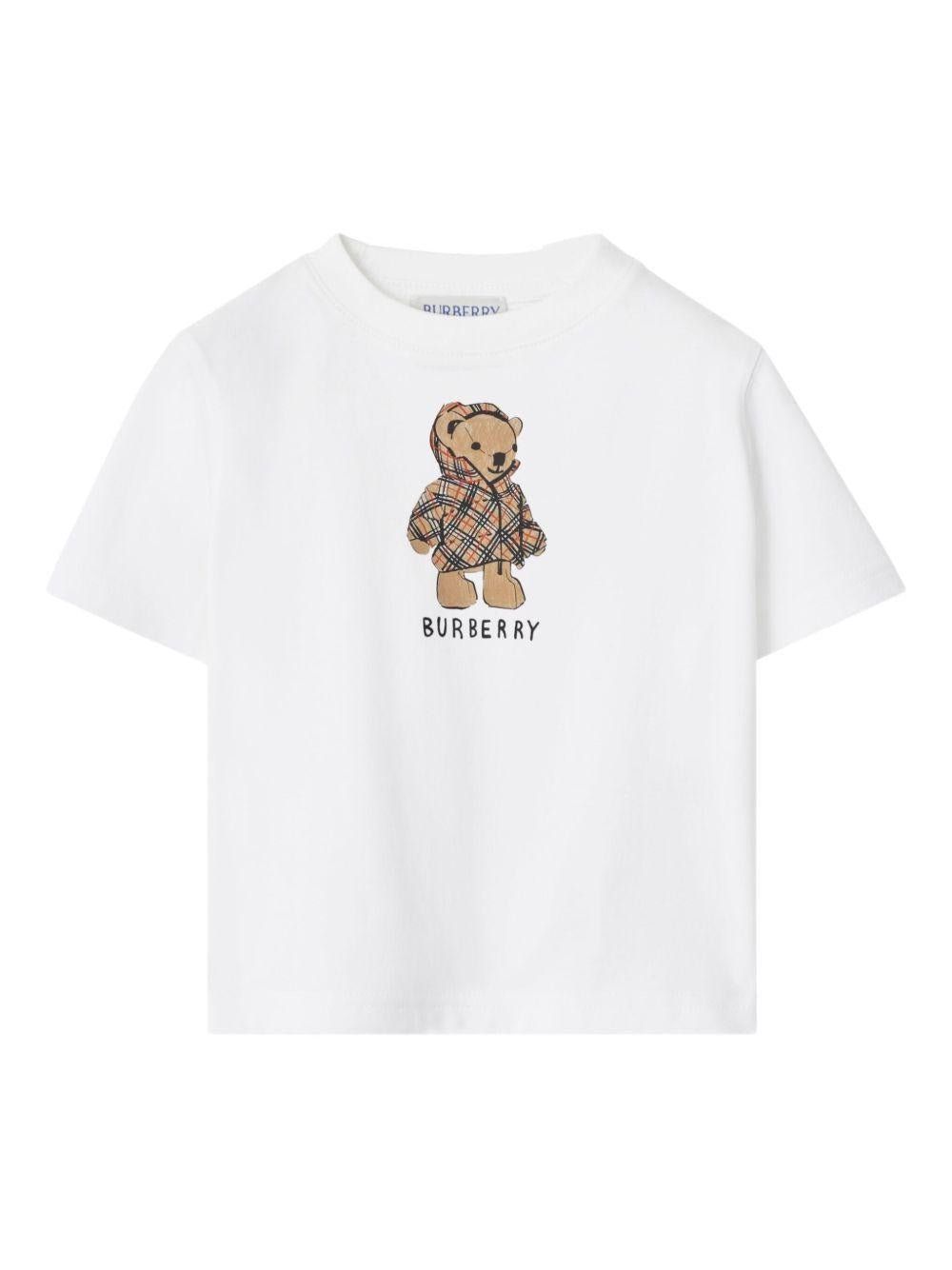 T-shirt per neonato Burberry Kids con stampa - Ninna Nanna